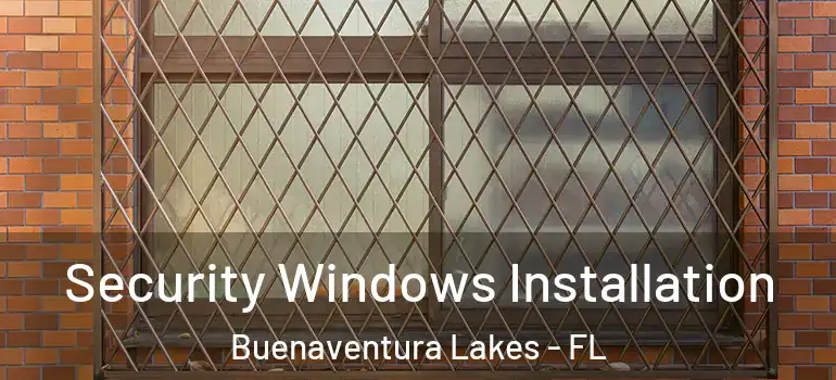 Security Windows Installation Buenaventura Lakes - FL
