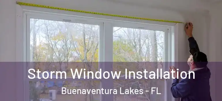 Storm Window Installation Buenaventura Lakes - FL