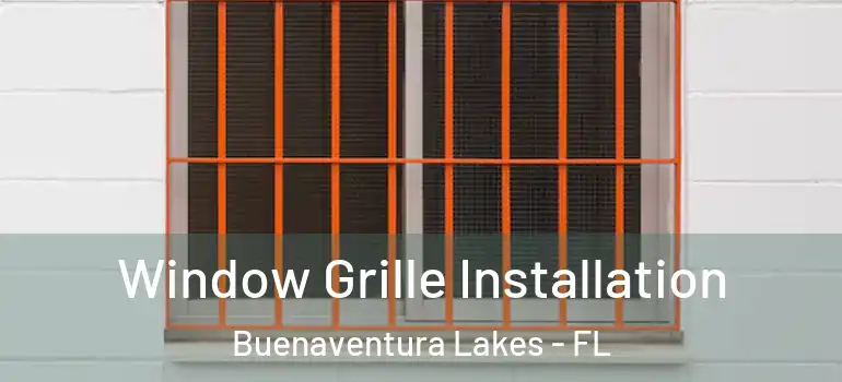 Window Grille Installation Buenaventura Lakes - FL