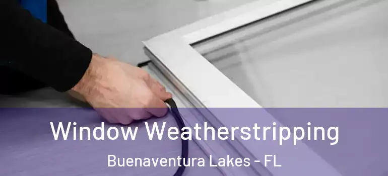 Window Weatherstripping Buenaventura Lakes - FL